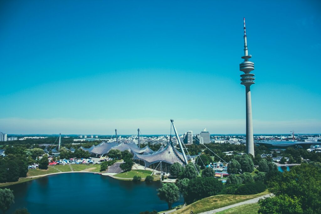 Olympia park in Munich